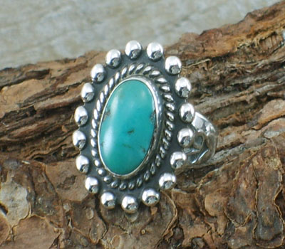 Native American Ring - sz 7.5